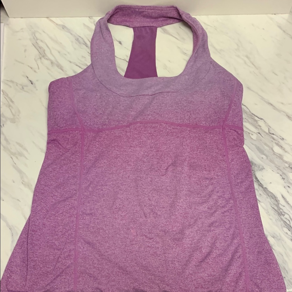 Lululemon Purple Racerback Tank